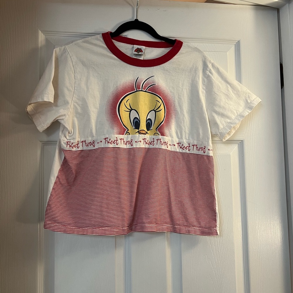 Warner Bros. Tweety Bird T-Shirt - Red & White